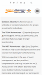 Mobile Screenshot of outdoor-adventures.com