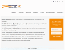 Tablet Screenshot of outdoor-adventures.com